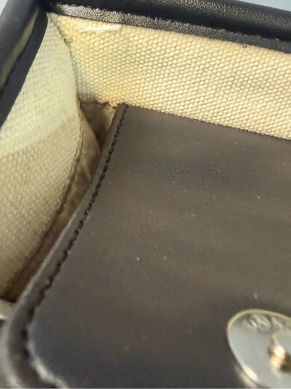 Steve Madden Black & Cream Logo Strap Tote with Coin Pouch